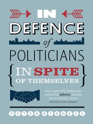 cover image of In Defence of Politicians